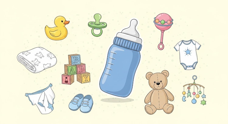 最初に買うべきおむつのサイズと量の目安