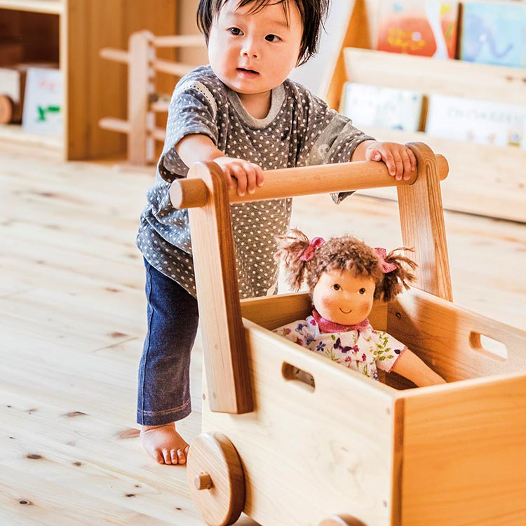 1歳-］ぼんぼんカー〈手押し車〉なかよしライブラリー｜1歳のおもちゃ・知育玩具通販 STUDY PARK